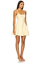 view 2 of 3 Corset Dress in Butter Yellow
