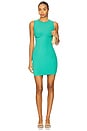 view 1 of 3 Hourglass Rib Mini Dress in Emerald