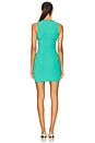 view 3 of 3 Hourglass Rib Mini Dress in Emerald