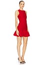 view 2 of 3 VESTIDO ESPARTILHO DE MALHA COM CINTURA BAIXA in Rouge
