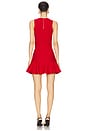 view 3 of 3 VESTIDO ESPARTILHO DE MALHA COM CINTURA BAIXA in Rouge