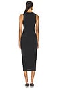 view 3 of 3 SCOOPED NECK UNDO ME ドレス in Black