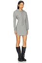 view 2 of 3 Hoodie Corset Dress in Medium Heather Grey