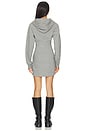 view 3 of 3 Hoodie Corset Dress in Medium Heather Grey
