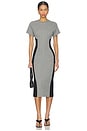 view 1 of 3 Addie Midi Dress in Medium Heather Grey
