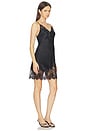 view 2 of 3 Juliet Mini Slip Dress in Black