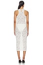 view 3 of 4 Le Stretch Lace Racer Tank Dress in Ivory