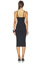 view 3 of 3 Le Stretch Micro U-plunge Midi Dress in Black