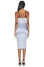 view 3 of 3 Bebe Midi Slip Dress in Ice Queen & Black Straps