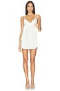 view 1 of 3 Lily Lace Babydoll Dress in Ivory & Ivory Lily