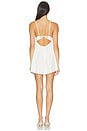 view 3 of 3 Lily Lace Babydoll Dress in Ivory & Ivory Lily