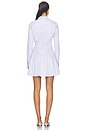 view 4 of 3 Zoe Poplin Dress in Oxford Blue