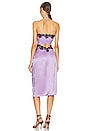 view 3 of 3 Silk And Lace Halter Slip Dress in Light Lilac