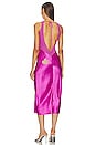 view 3 of 4 Embellished Dress W/ Cutout in Some Like It Hot Pink