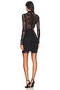 view 3 of 3 Lace Cutout Mini Dress in Black
