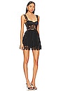 view 2 of 3 Lace Flare Dress in Black
