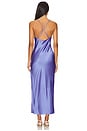 view 3 of 3 Maxi High Slit Slip Dress in Periwinkle