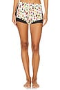 view 1 of 6 Charlotte Lace Tap Short in Ivory Ciao Amore Print