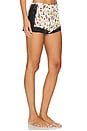 view 2 of 6 Charlotte Lace Tap Short in Ivory Ciao Amore Print