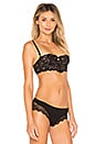 view 2 of 4 SUJETADOR ESCOTADO CHARLIE in Black