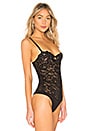 view 3 of 5 Charlotte Lace Balconette Bodysuit in Black