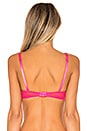 view 3 of 4 Chateau Lace Balconette Bra in Gia Pink