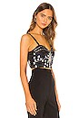 view 2 of 5 Embellished Unstructured Bustier in Black