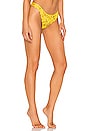 view 2 of 4 Lily Embroidery Cheeky Underwear in Sunshine