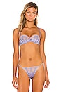 view 1 of 4 Frankie Lace Boned Balconette Bra in Lilac