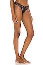 view 2 of 4 Butterfly Embroidery Thong in Black
