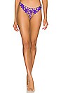 view 1 of 4 Lily Embroidery Hipster Thong in Pansy