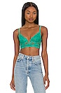 view 1 of 5 Lily Longline Demi Bra in Emerald