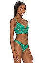 view 3 of 5 Lily Longline Demi Bra in Emerald