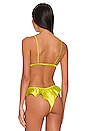view 3 of 4 BRASSIÈRE LUXE TRIANGLE in Lime Punch