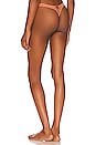 view 3 of 4 Lily Embroidery Hipster Thong in Clementine