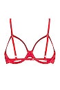 view 1 of 2 SOUTIEN-GORGE LUXE OUVERT in Rouge
