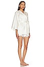view 3 of 4 Embroidered Angel Sleeve Robe in Ivory