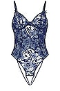 view 1 of 2 Magnolia Ouvert Bodysuit in Nighttime Blue