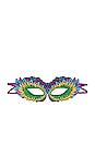 view 1 of 2 Carnival Embroidery Eye Mask in Multi
