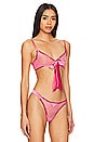 view 2 of 4 Untie Me Demi Bra in Pink Cadillac