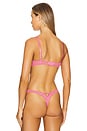 view 3 of 4 Le Stretch Multifit Demi Bra in Pink Cadillac