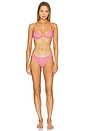 view 4 of 4 Le Stretch Multifit Demi Bra in Pink Cadillac