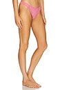 view 2 of 4 Le Stretch Multifit Thong in Pink Cadillac