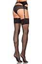 view 3 of 4 Satin Garter Belt in Black