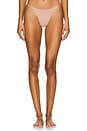 view 1 of 4 Le Stretch Multifit Micro G-string in Tan