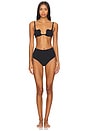 view 4 of 4 Le Stretch Micro U-plunge Bra in Black