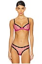 view 1 of 4 Sheer Tulle Demi Bra in Pretty Pink