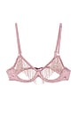 view 1 of 2 Beaded Fringe Ouvert Bra in Rosebud