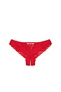 view 1 of 2 Charlotte Crotchless Panty in Rouge