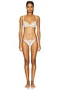 view 4 of 4 x Galia Lahav Beaded Iris Lace Unlined Demi Bra in Ivory
